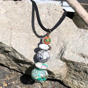 Conglomerate Cluster Pendant - One of a Kind